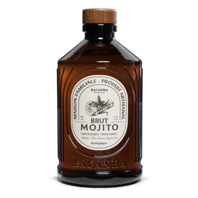 sirop bacanha bio, sirop brut mojito bacanha, bacanha, moos family store, sirop biologique, concept store lille