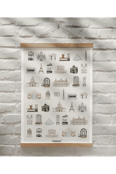 memory affiche, affiche memory affiche, moos family store, affiche paris, paris, concept store lille