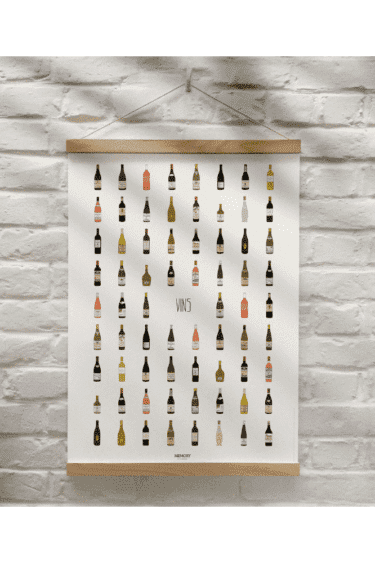 memory affiche, decoration maison, affiche vins, moos family store
