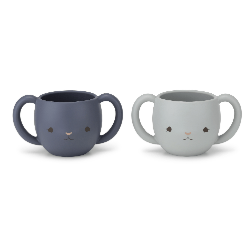 Lot de 2 cup Konges Slojd. Tasses avec anses pour les bébés et enfants