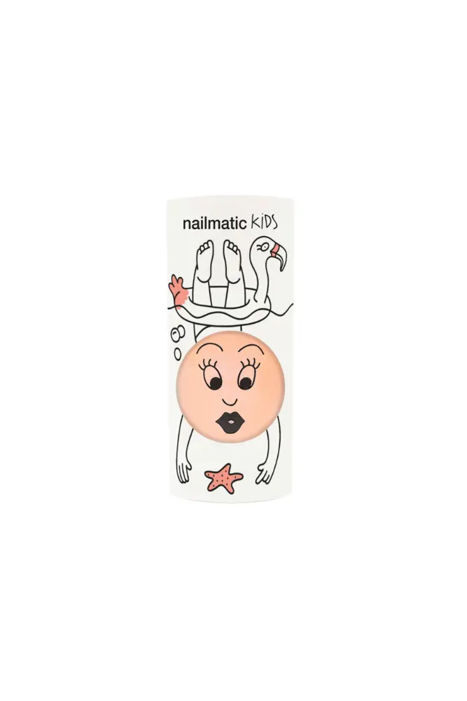 vernis à l'eau enfant flamingo nailmatic