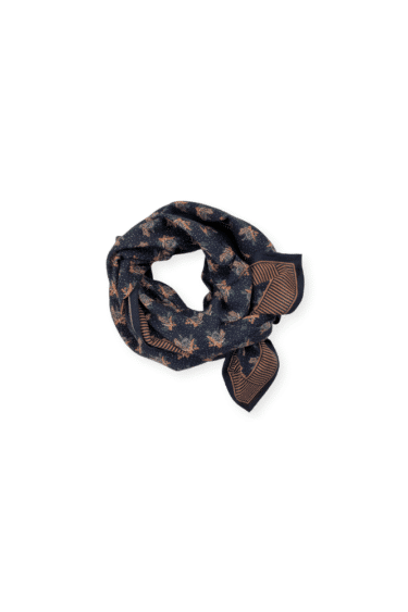 grand foulard apaches collections ananas charbon