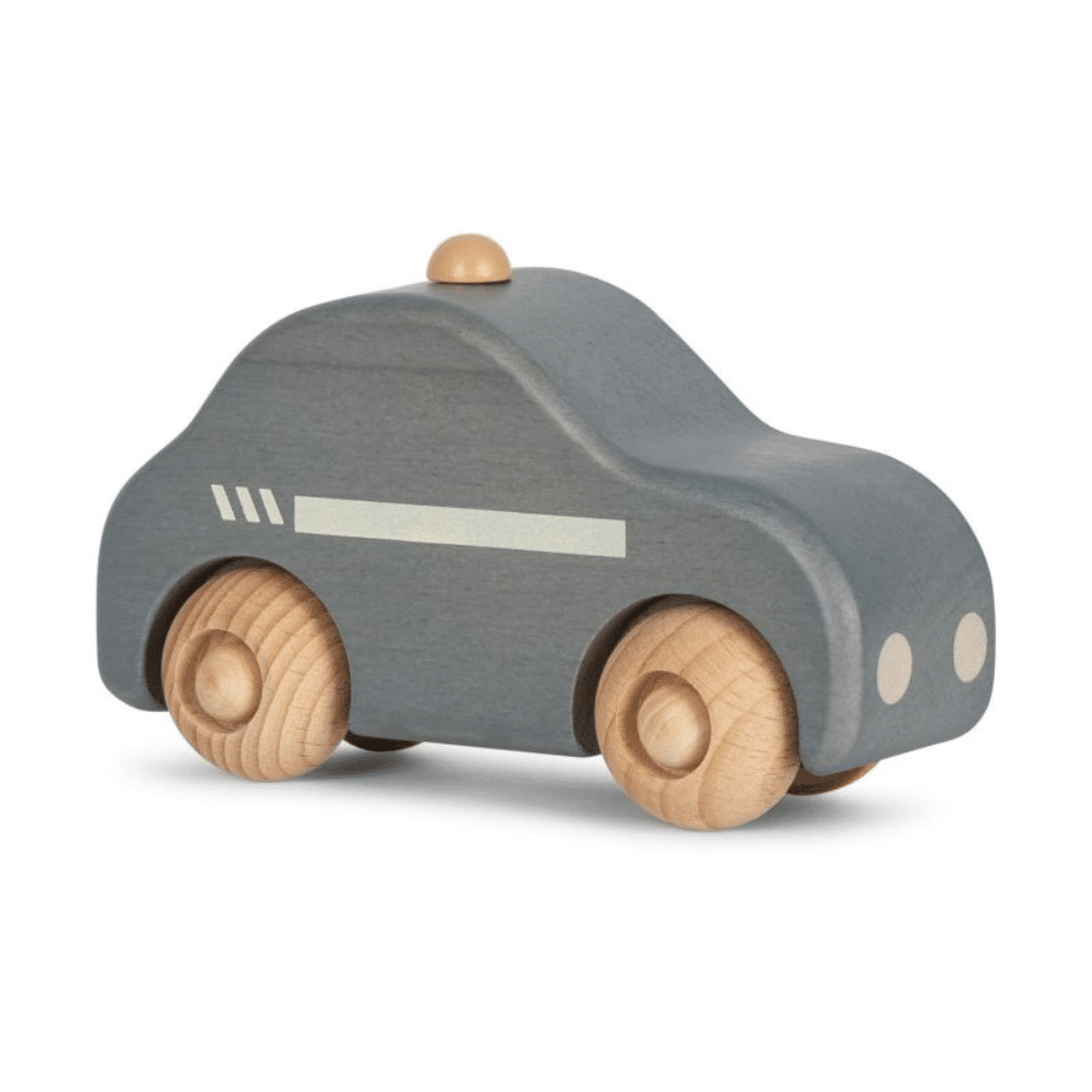 voiture bois, jouet en bois, jouets en bois, jouets enfants, konges slojd, voiture de police bois, concept store lille, boutique enfant