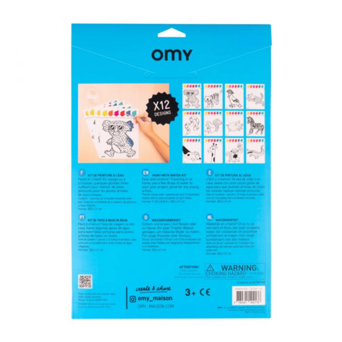 kit de peinture, kit de peinture omy, omy, moos family store, activité manuelle, moos lille, concept store lille, boutique enfant, activité manuelle