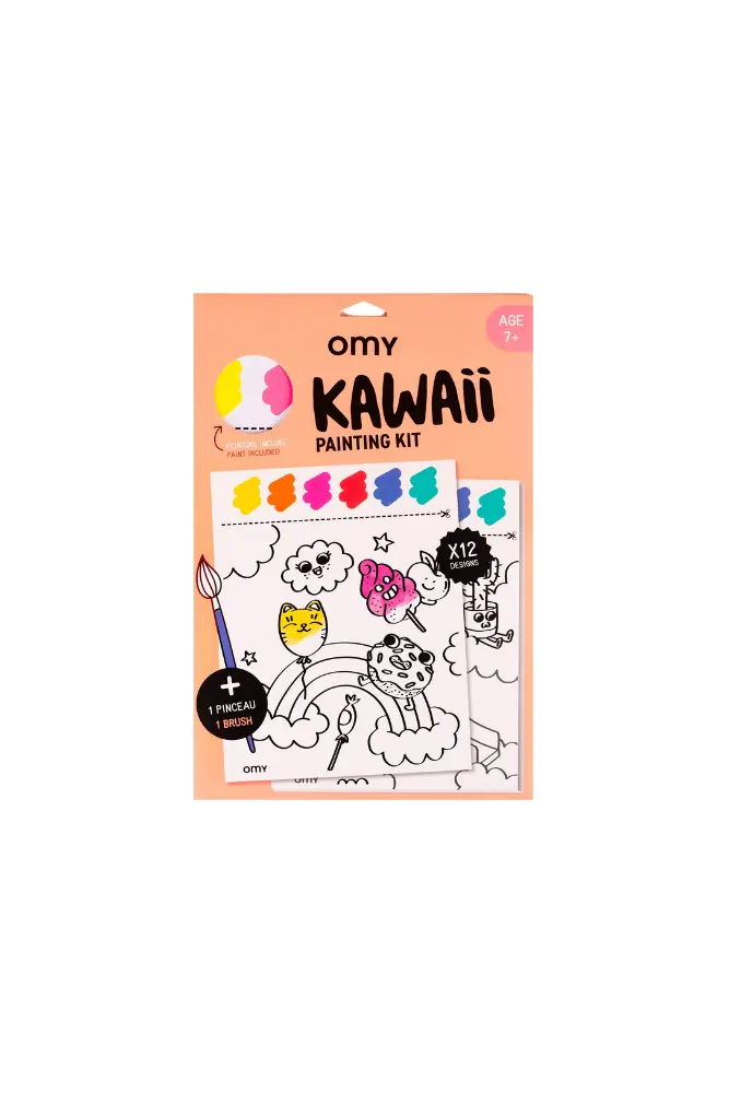 kit de peinture kawaii omy