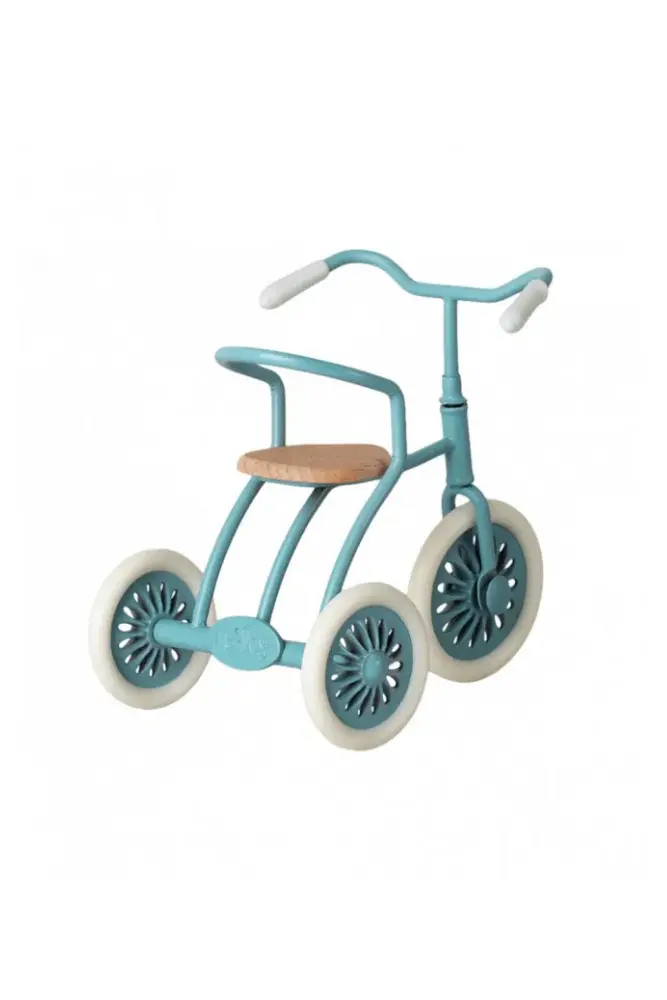 tricycle bleu souris maileg