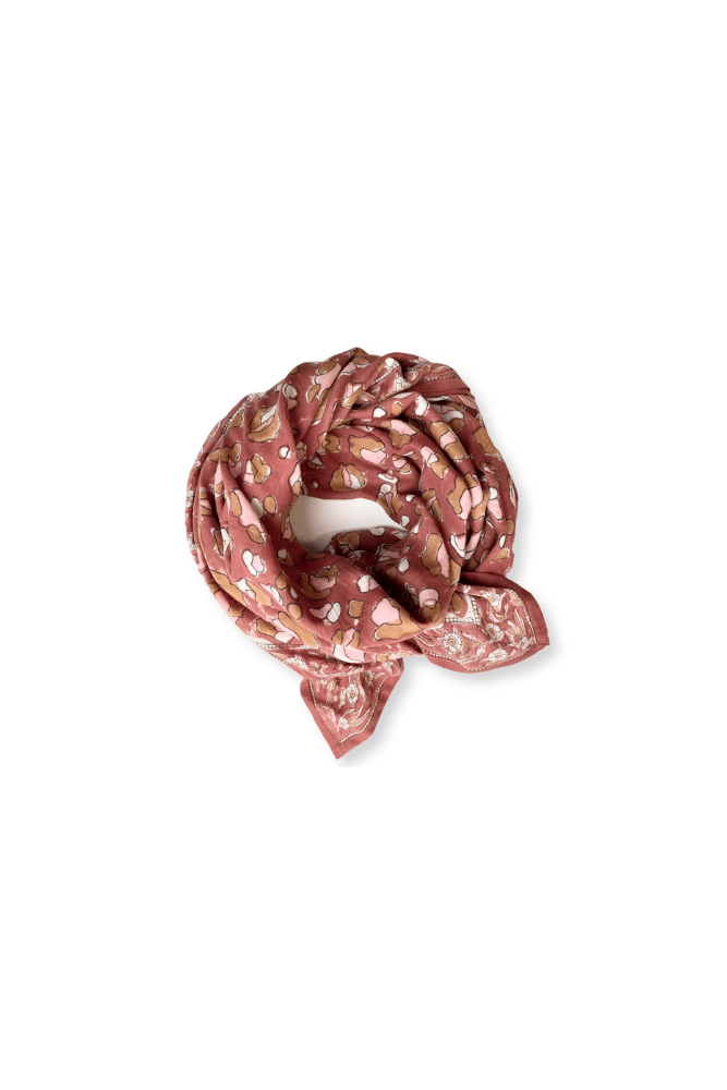 grand foulard apaches collection imprimé graou sunset