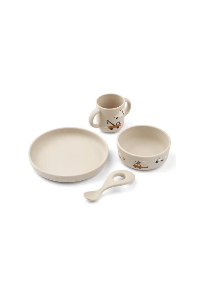 kit repas enfant silicone