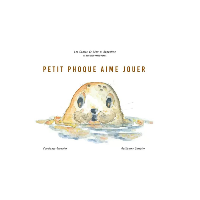 petit phoque aime jouer, livre les contes de leon et augustine, livre petit phoque aime jouer, livre touquet, moos family store, livre enfant, concept store lille