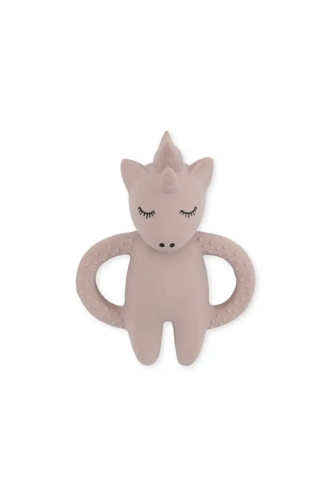 anneau de dentition bebe en silicone licorne