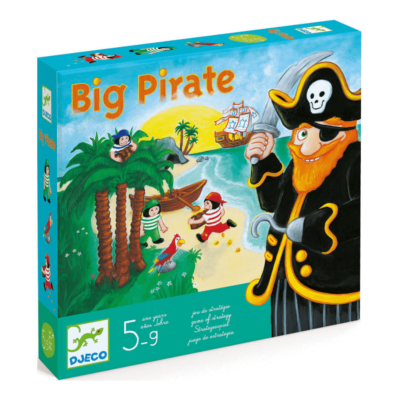 djeco big pirate, jeu big pirate djeco, jeu de strategie enfant 5 ans, moos family store