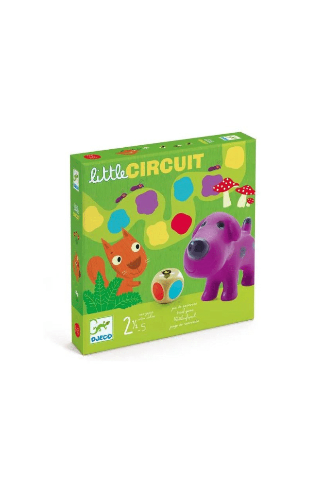 jeu de plateau pour enfant dès 2 ans little circuit de la marque djeco