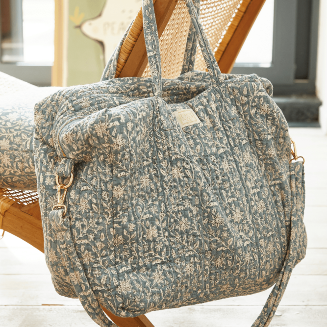 sac week-end bonheur du jour, sac bonheur du jour, sac a langer boheme, moos family store