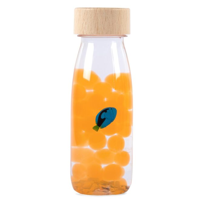 bouteille sensorielle poisson petit boum dès 3 mois, moos family store boutique bebe et enfant