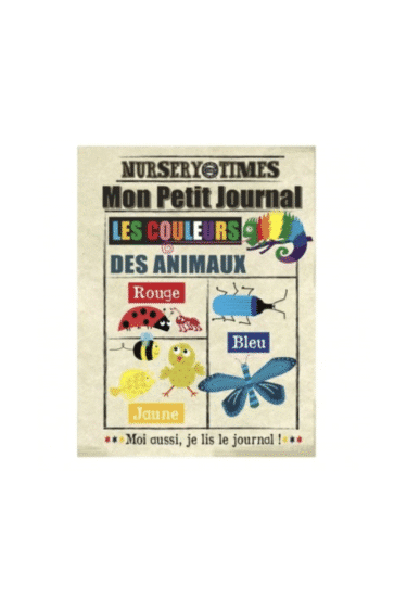 livre tissu bebe petit journal