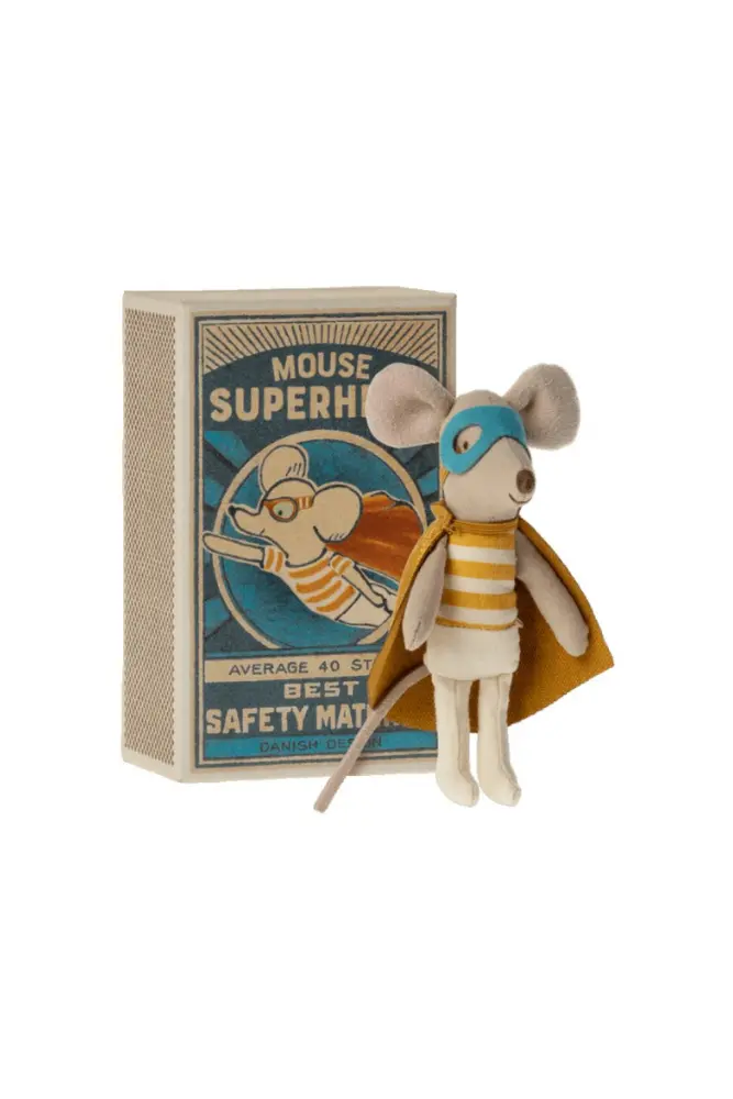 souris maileg super heros