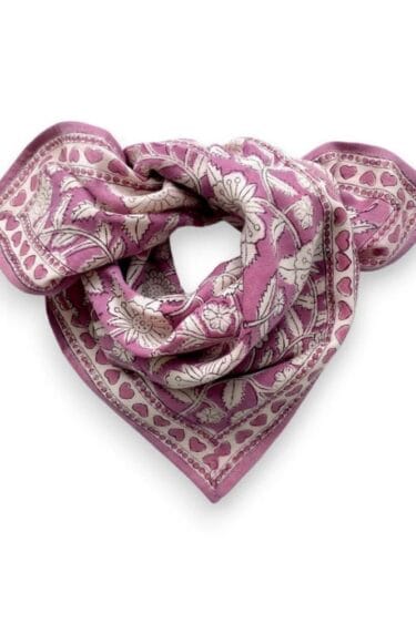petit foulard apaches collection coeur petale