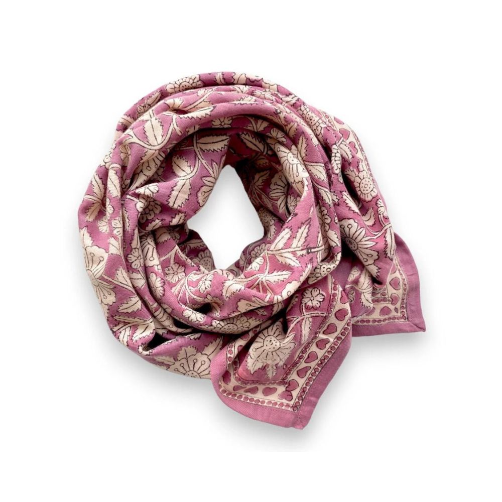 foulard apaches collection coeur pétale