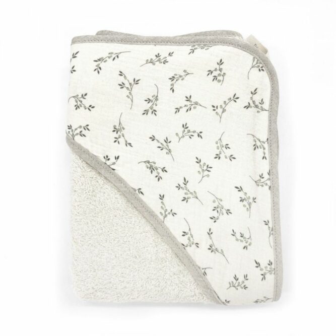 cape de bain olive bloom babyshower