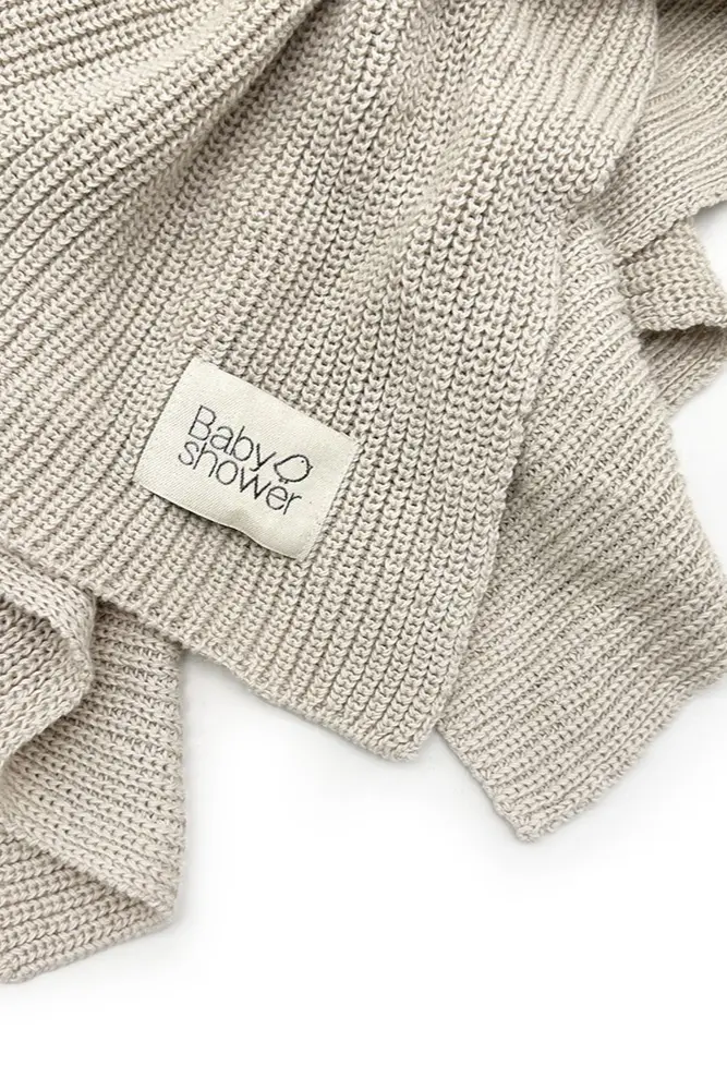 couverture bebe tricot babyshower