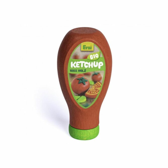 accessoire dinette enfant ketchup bois