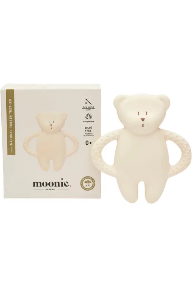 moonie anneau dentition bebe ours blanc