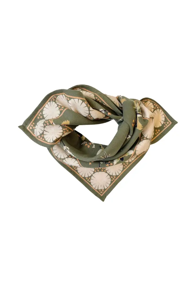 foulard apaches collection cerisier eucalyptus