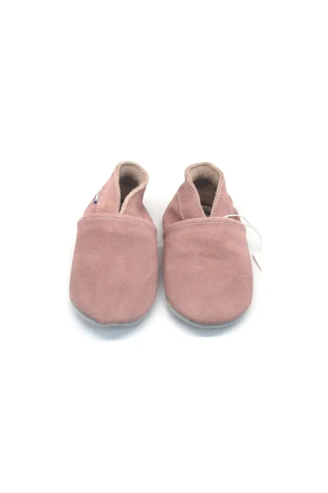 chaussons cuir souple bébé