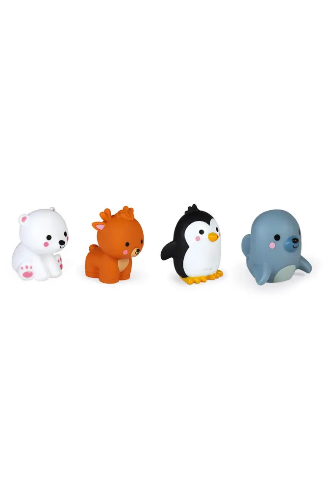 gicleurs de bain animaux polaires jouet de bain bebe janod