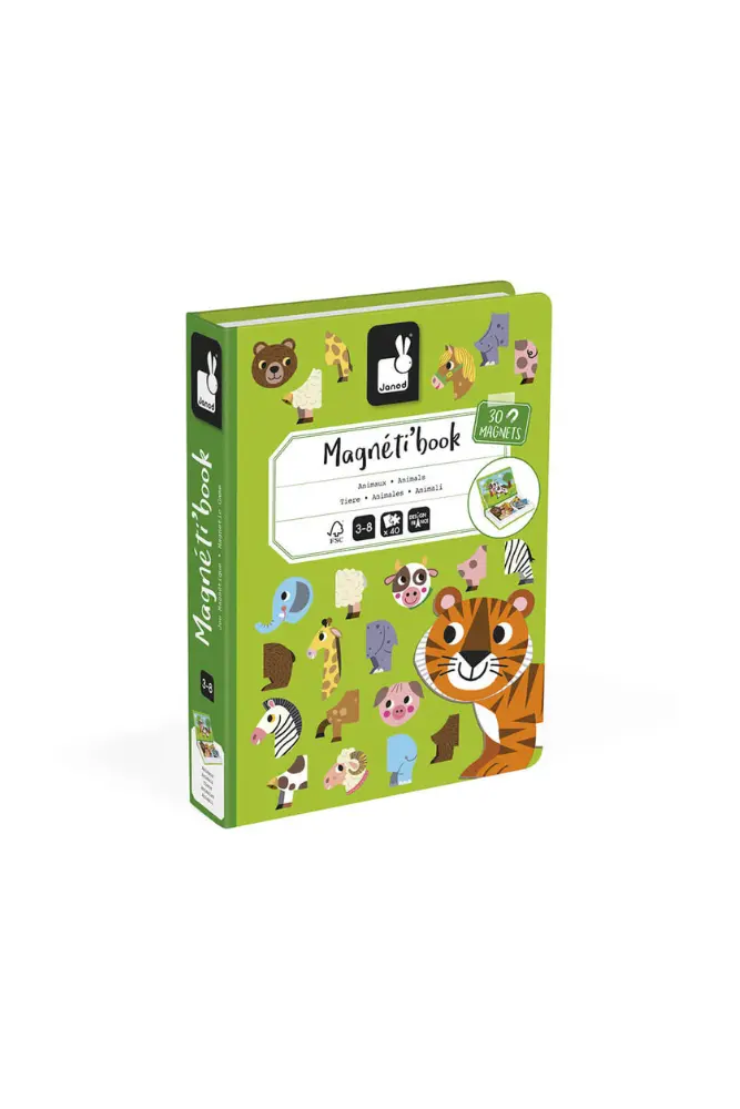 jouet magnetibook janod animaux