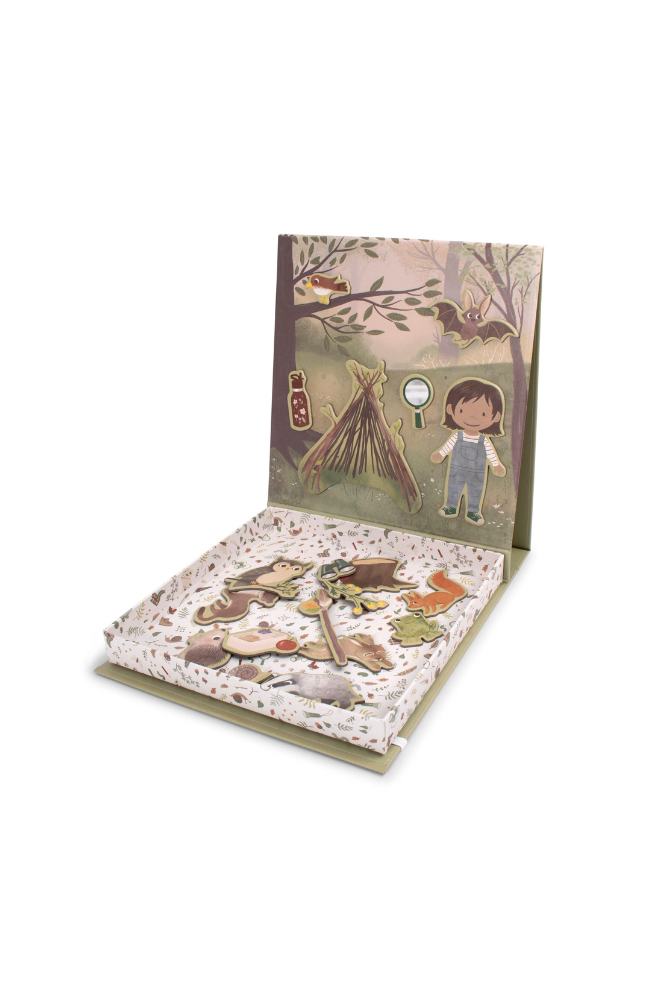 jeu coffret magnetique enfant theme foret