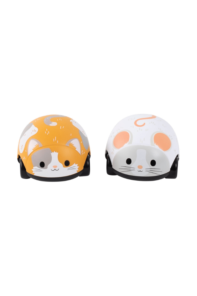 voiture a frictions chat et souris par lot de 2 de la marque tiger tribes