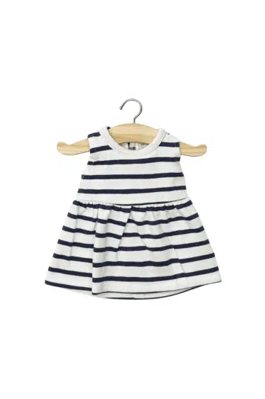 Heless – Robe De Poupée Bunny Lou – Motif Lapin, Rose Et Jaune, Pour Poupées De 28 à 35 Cm, Fermeture Velcro