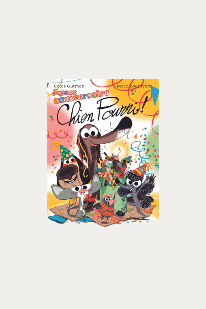 livre chien pourri joyeux anniversaire