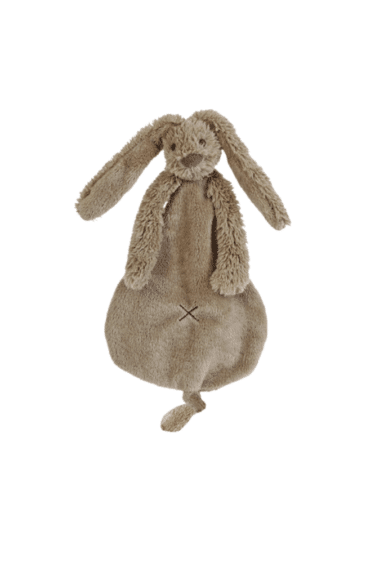 doudou plat lapin marron