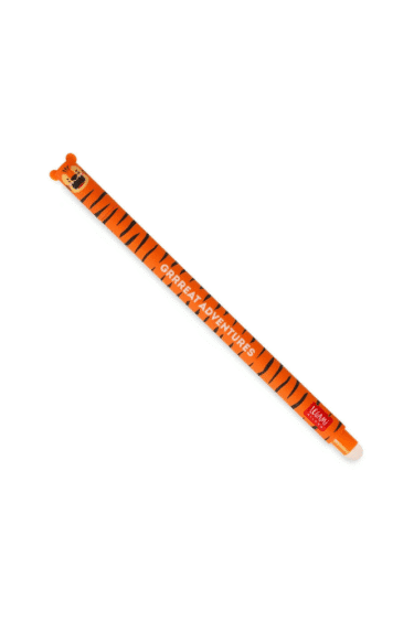 stylo encore effacable modèle tigre legami encre orange