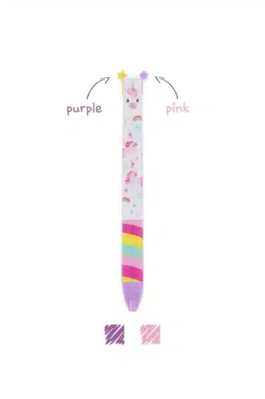 stylo deux couleurs licorne legami