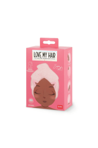 legami turban cheveux chat rose