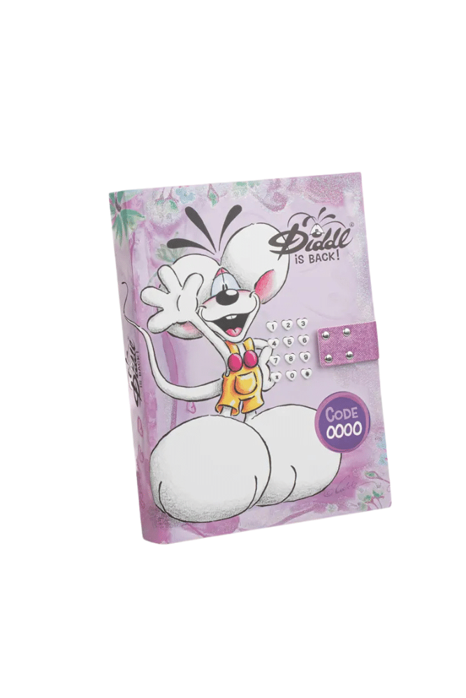 carnet secret rose diddl avec digicode