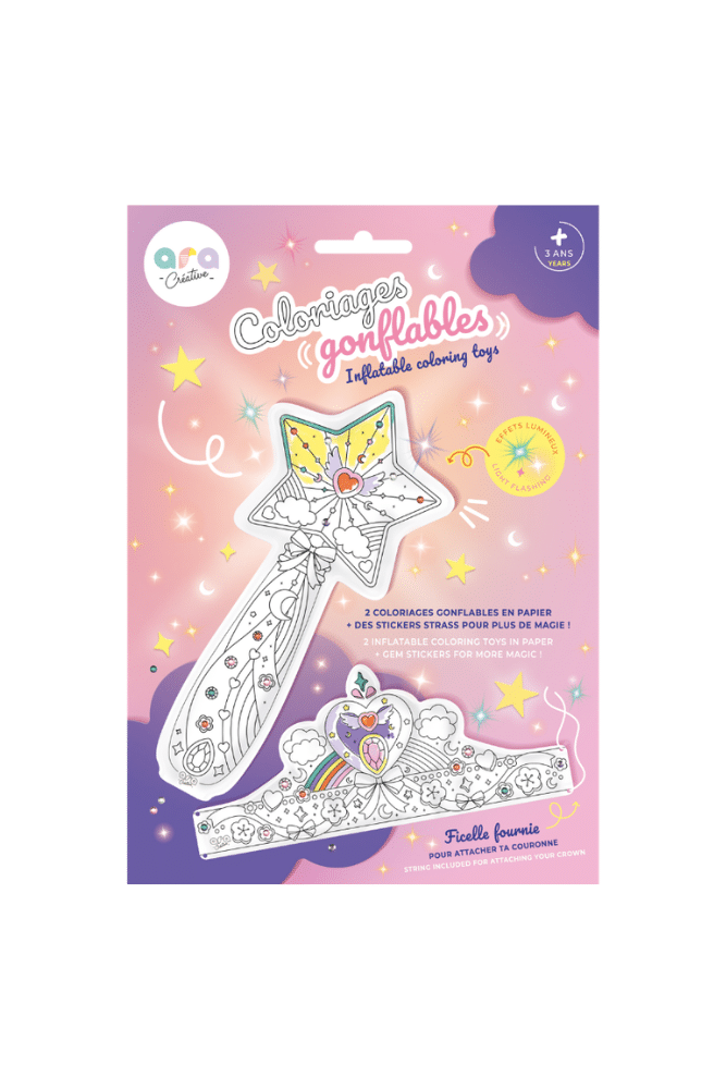 coloriage gonflable princesse ara creative