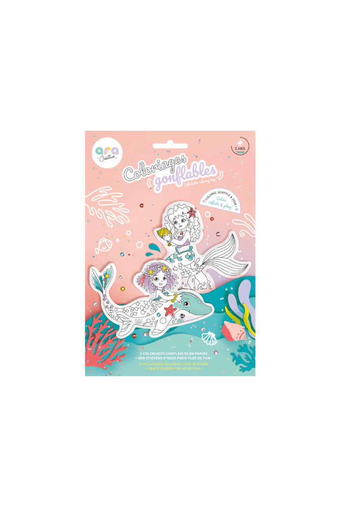 coloriage gonflable sirenes ara creative