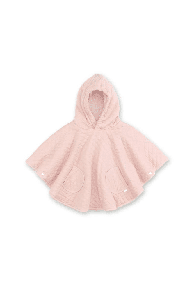 poncho de voyage bemini matelasse blush rose clair