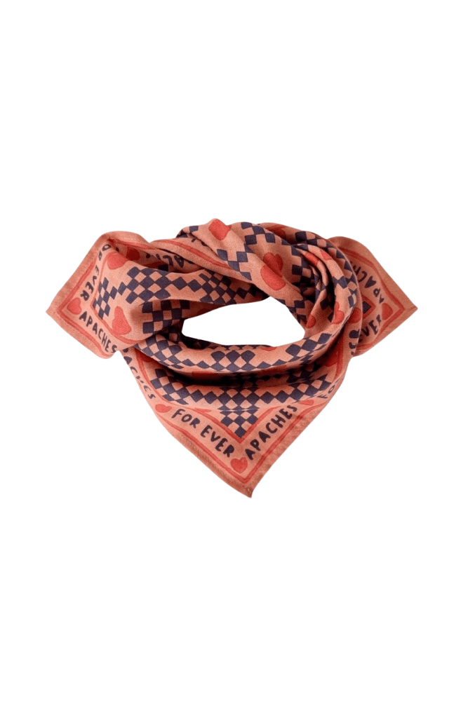 petit foulard couleur amor rust de la marque apaches collection