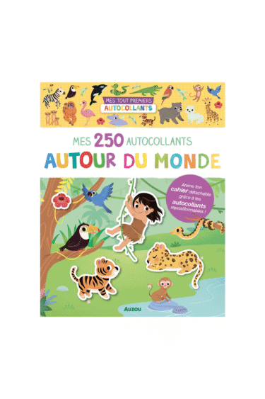 autocollant autour du monde