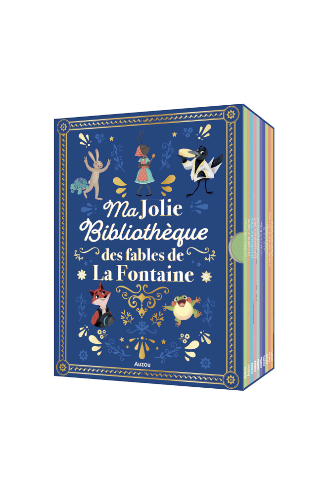 coffret livres les fables fontaine auzou