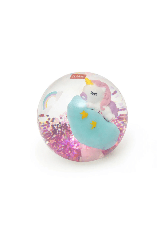 balle rebondissante lumineuse licorne