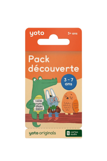 carte yoto pack decouverte