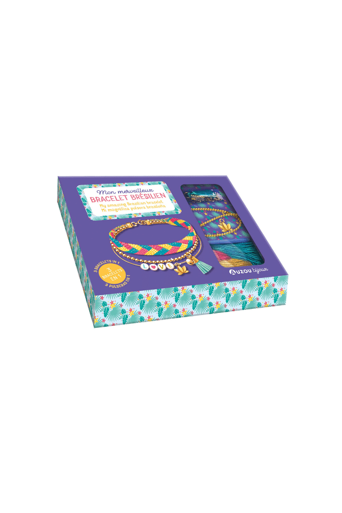 coffret creation bracelets brésiliens auzou