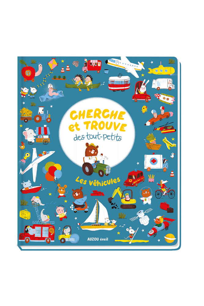 livre cherche et trouve vehicules