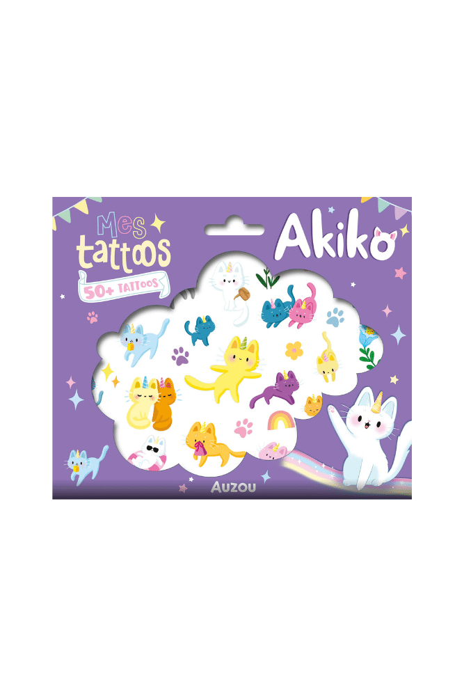 coffret tatouages enfants akiko